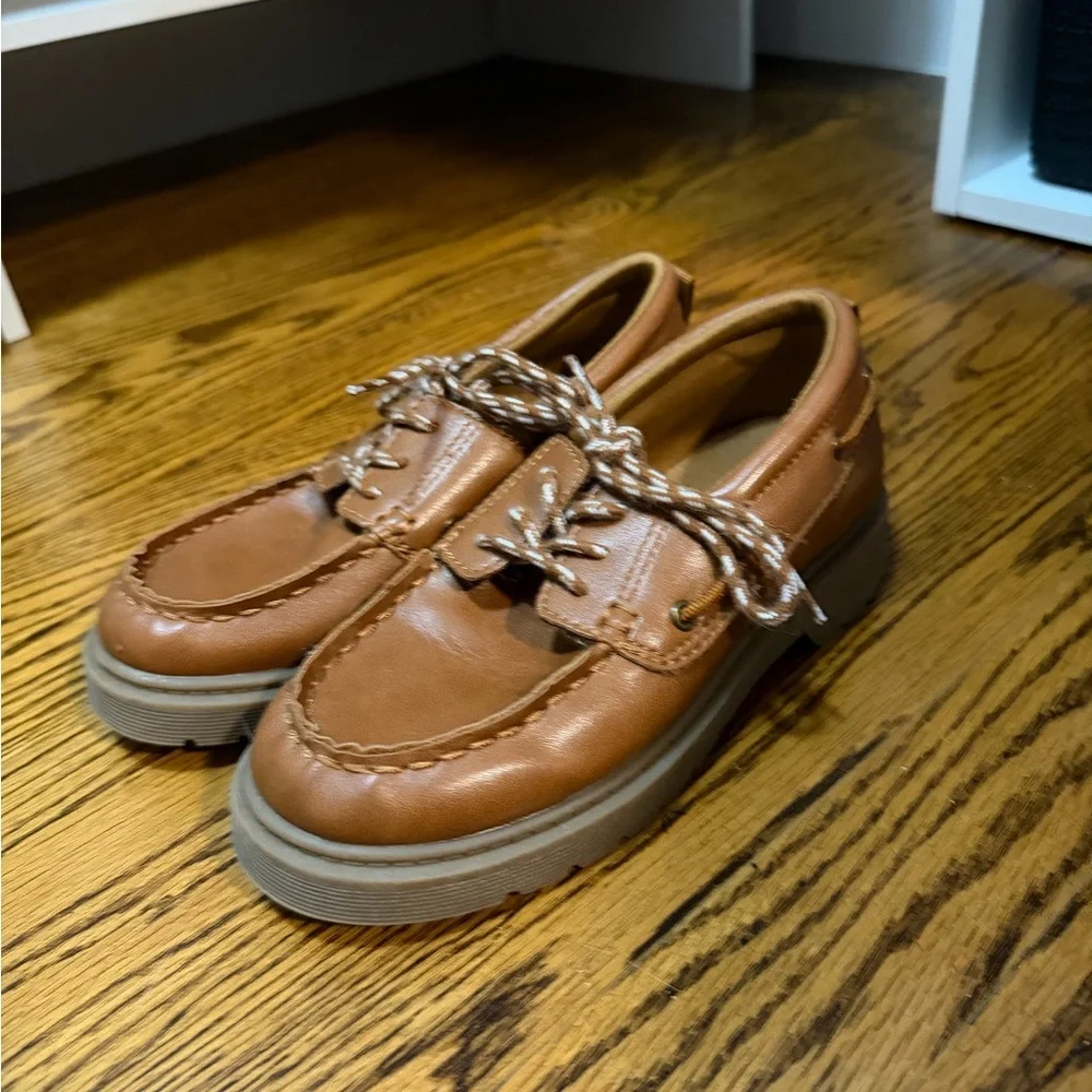GAP Boys Brown Leather Dress Shoes
